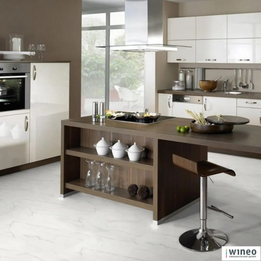 Биопол Wineo Purline Мрамор Белый PL090C Биопол Wineo Purline Мрамор Белый PL090C