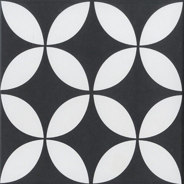 STAMP BLACK GLZ.POR.TL 20X20