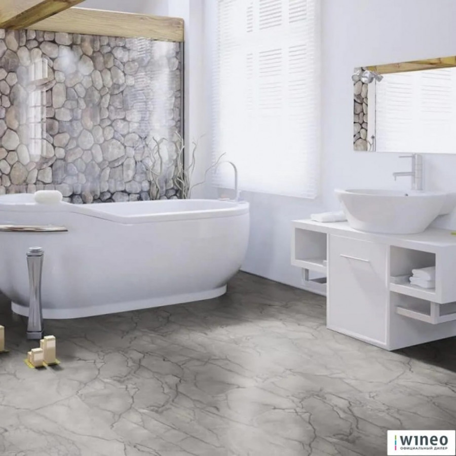 Биопол Wineo Purline Мрамор Серый PL105C Биопол Wineo Purline Мрамор Серый PL105C