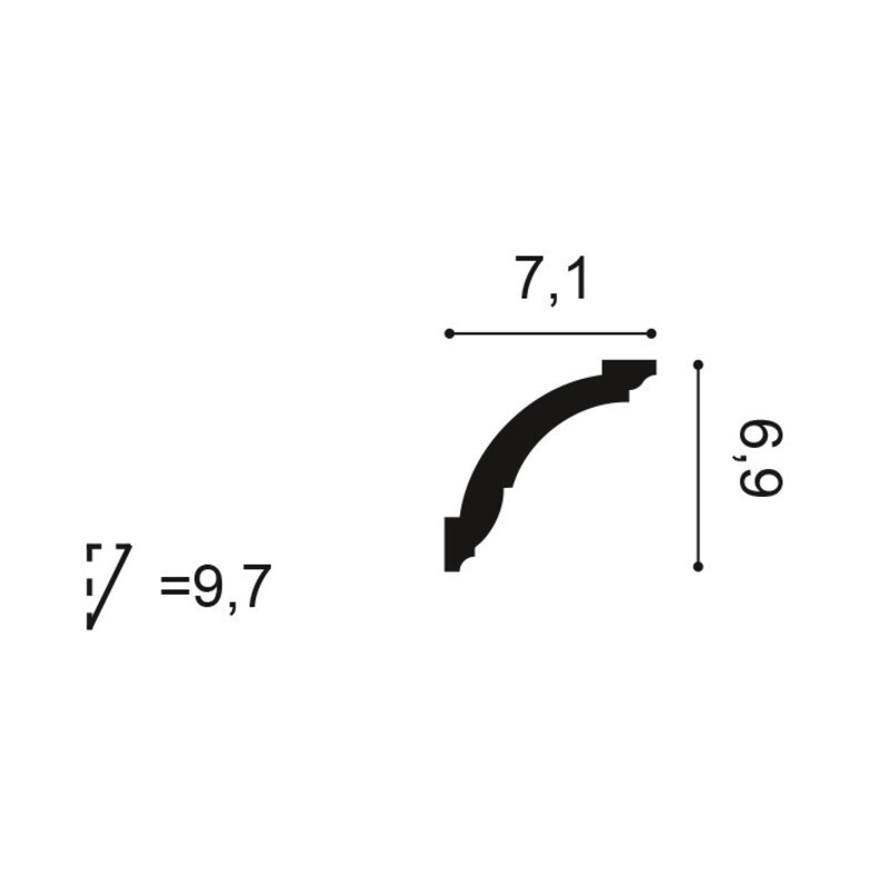Карниз Orac Decor CX100