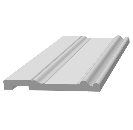 Плинтус деревянный под покраску Ultrawood Base 002 W Плинтус деревянный под покраску Ultrawood Base 002 W