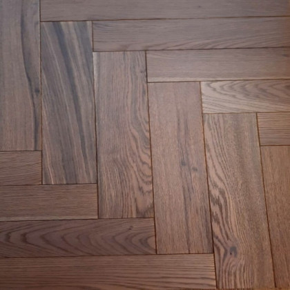 Инженерная доска Kraft Parkett Английская елка Дуб Рустик 909 Инженерная доска Kraft Parkett Английская елка Дуб Рустик 909