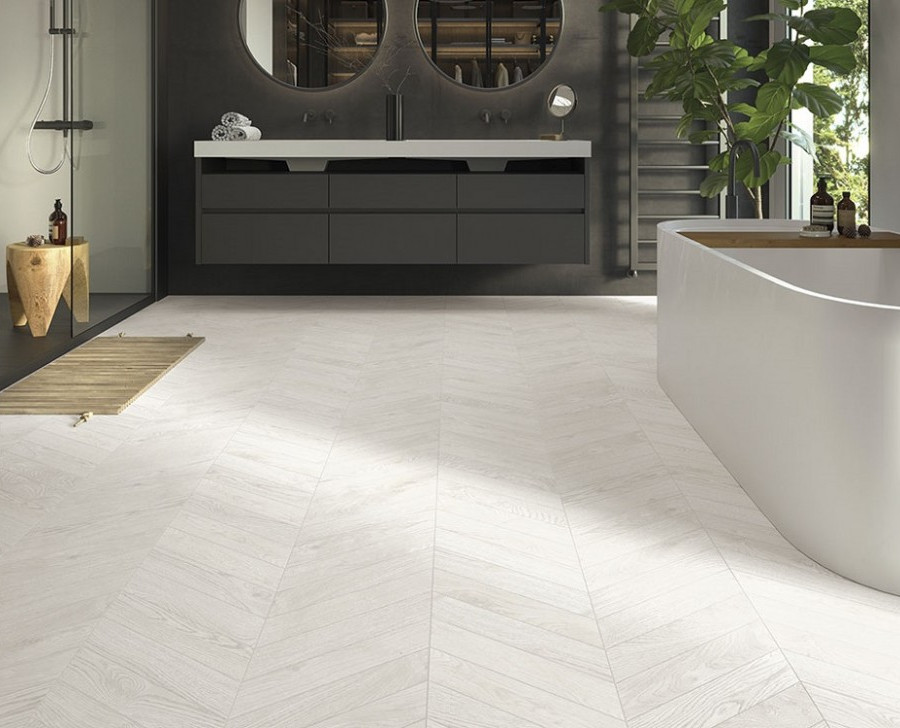 Керамогранит ELEGANCE WHITE CHEV 8x40 (2 вида) (41 вид рисунка)