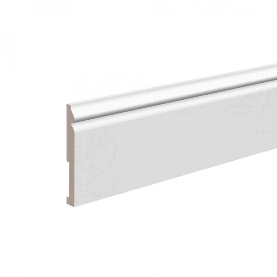 Плинтус деревянный под покраску Ultrawood Base 5501 W Плинтус деревянный под покраску Ultrawood Base 5501 W
