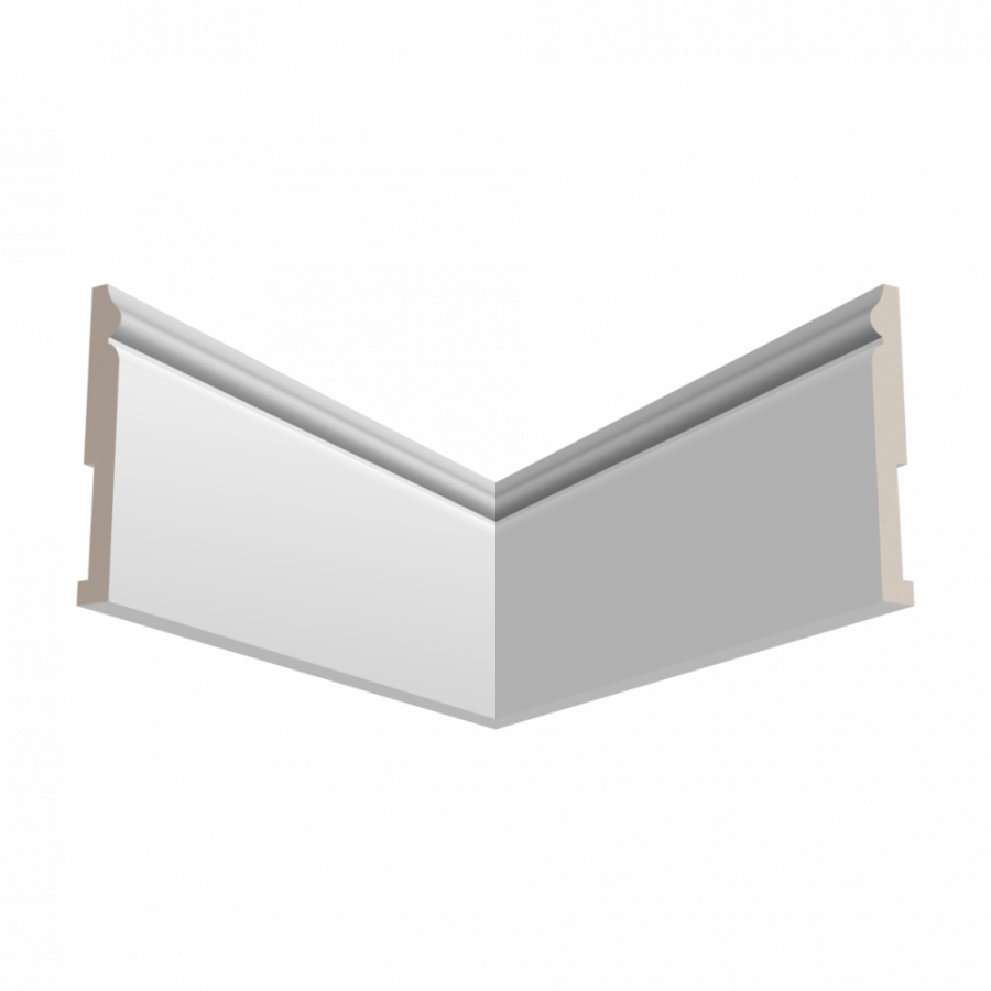 Плинтус деревянный под покраску Ultrawood Base 5501 W Плинтус деревянный под покраску Ultrawood Base 5501 W