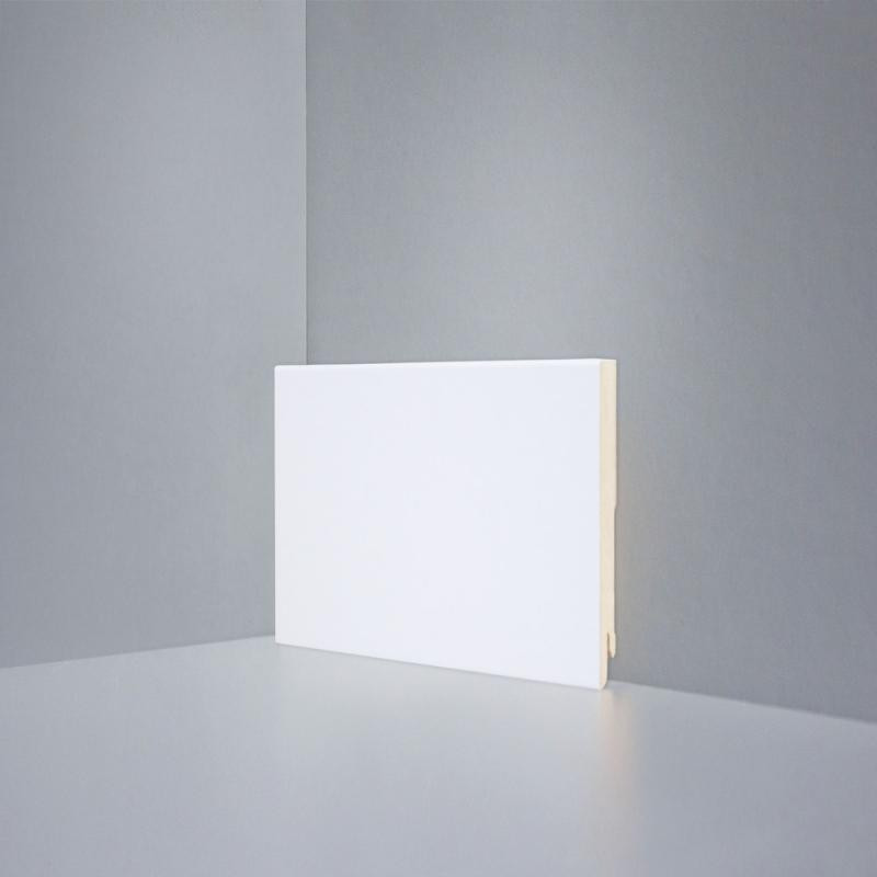 Плинтус напольный Deartio Universal Белый U 106-100 Плинтус напольный Deartio Universal Белый U 106-100