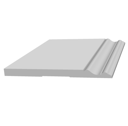 Плинтус ЛДФ под покраску Ultrawood Base 005 i Плинтус ЛДФ под покраску Ultrawood Base 005 i