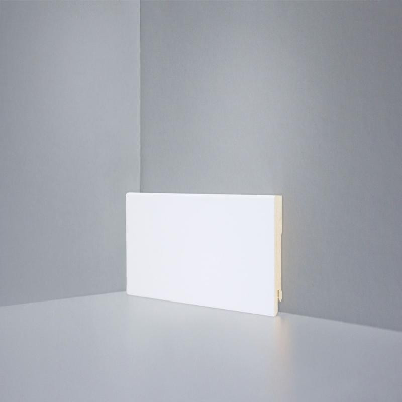 Плинтус напольный Deartio Universal Белый U 106-80 Плинтус напольный Deartio Universal Белый U 106-80