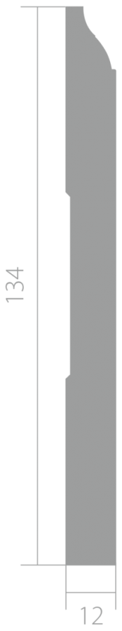 Плинтус ЛДФ под покраску Ultrawood Base 008 i Плинтус ЛДФ под покраску Ultrawood Base 008 i