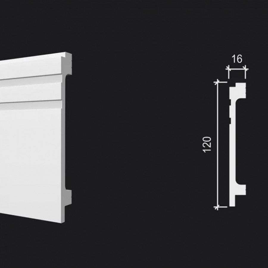 Плинтус напольный Decor Dizayn DD724